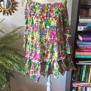 Free Destination Size Medium Multicolor Off shoulder dress